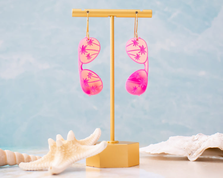 Holographic Sunglasses Earrings