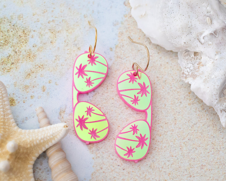Holographic Sunglasses Earrings