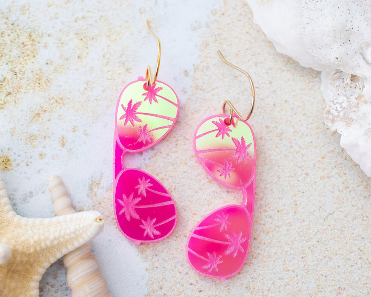 Holographic Sunglasses Earrings