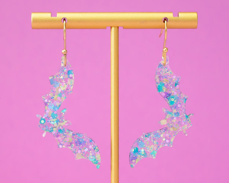 Pastel Bat Earrings