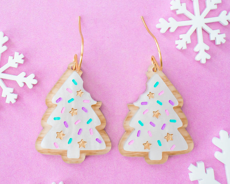 Christmas Cookie Earrings