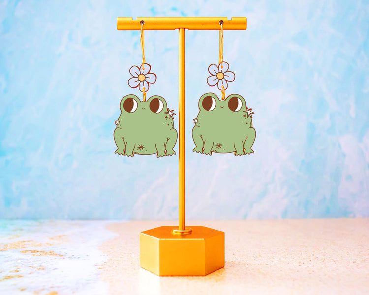 Cute Frog Earrings
