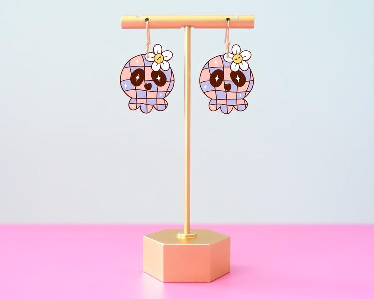 Groovy Skull Earrings