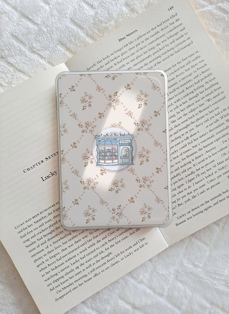 Glitter Bookstore Phone Grip Magnetic E-Reader Grip For Kindle