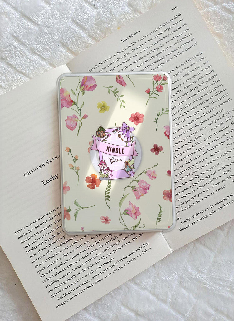 Glitter Kindle Girlie Fairy Phone Grip Magnetic E-Reader Grip For Kindle