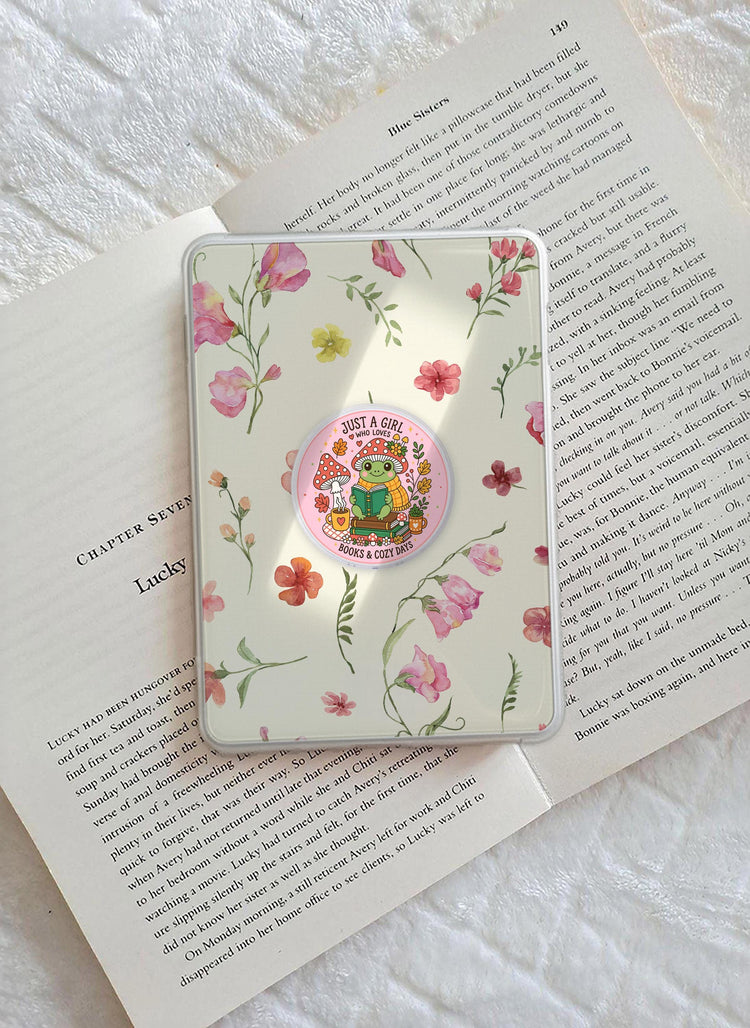 Cozy Frog Reading Phone Grip Magnetic E-Reader Grip For Kindle