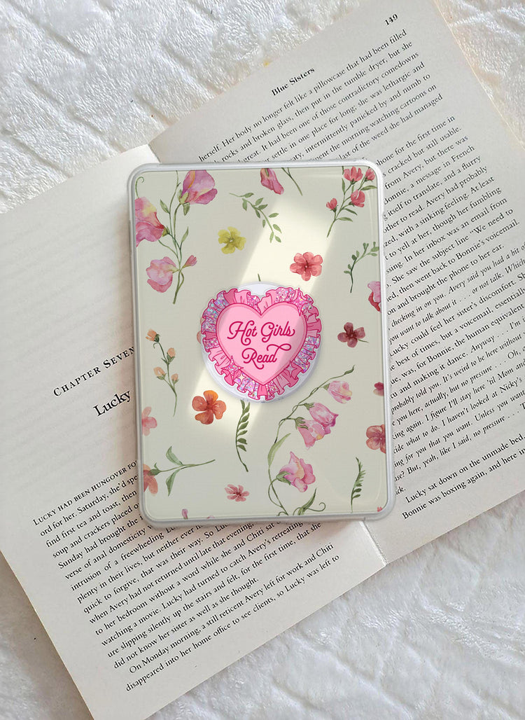 Glitter Hot Girls Read Phone Grip Magnetic E-Reader Grip For Kindle