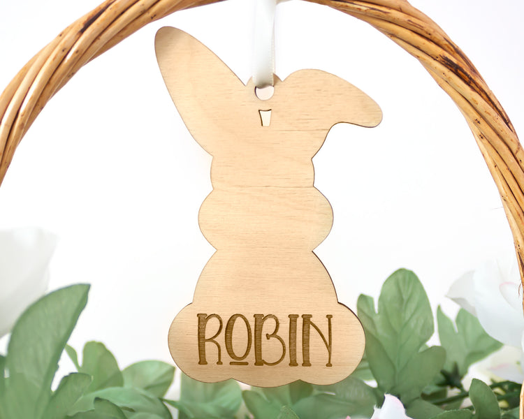 Bunny Easter Basket Tags