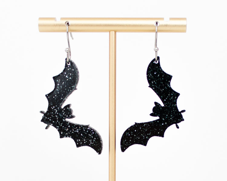 Bat Acrylic Earrings