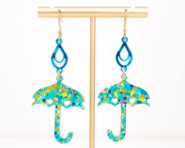 Umbrella Acrylic Earrings