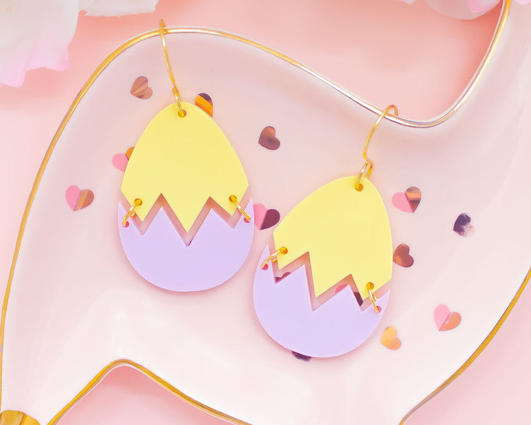 Pastel Easter Egg Earrings