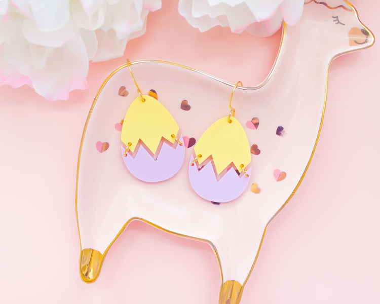 Pastel Easter Egg Earrings