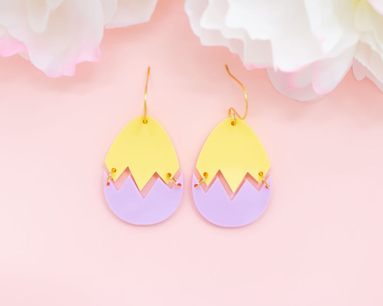 Pastel Easter Egg Earrings
