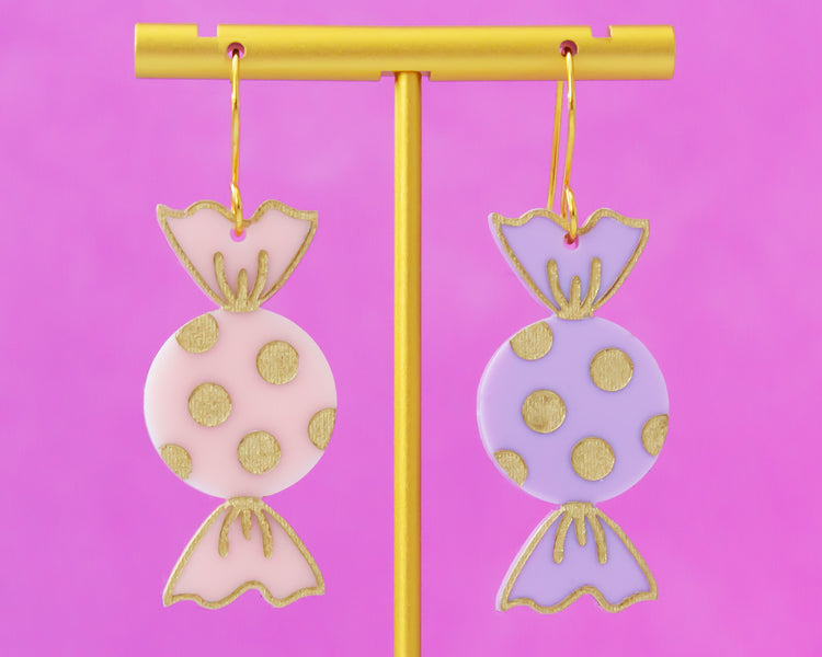 Mismatch Pastel Candy Earrings