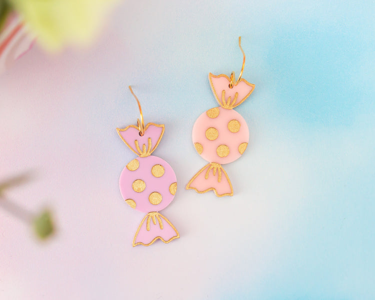 Mismatch Pastel Candy Earrings