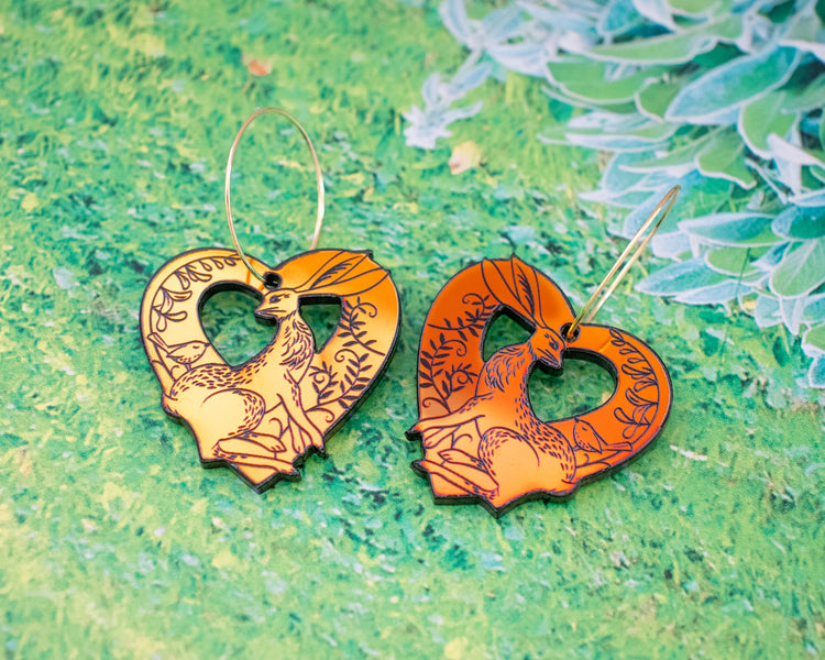 Holographic Rabbit Earrings