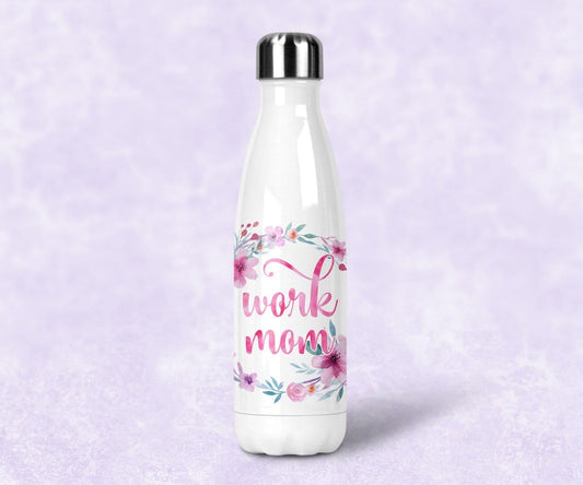 Work Mom Stainless Steel Water Bottle With Lid