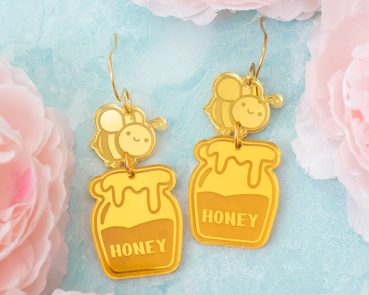 Honey Bee Earrings