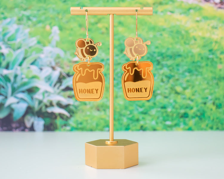 Honey Bee Earrings
