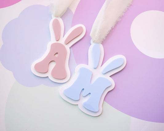 Bunny Ears Tag Easter Basket Tags