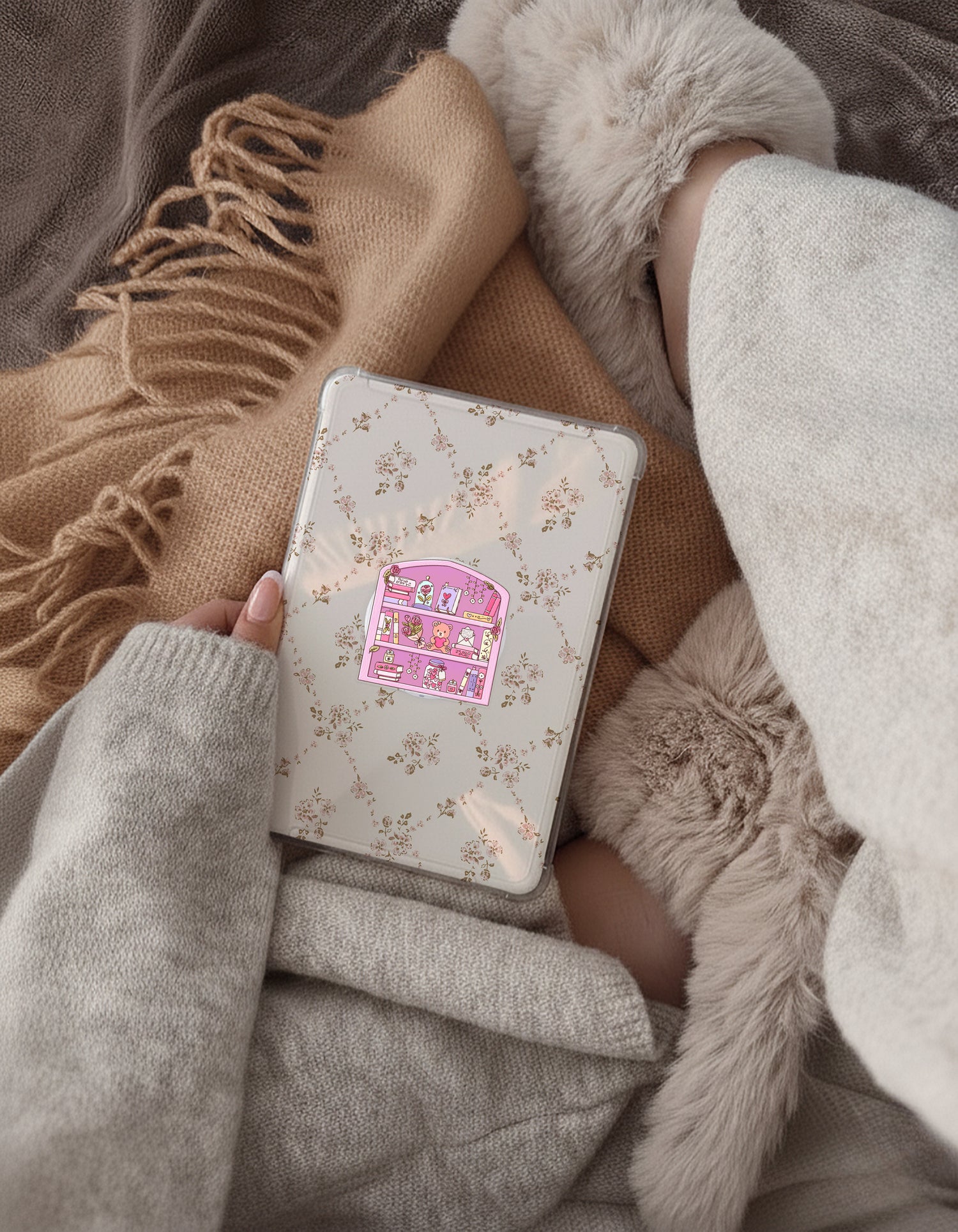 Romance Bookshelf magnetic phone grip, additional product photo 4
