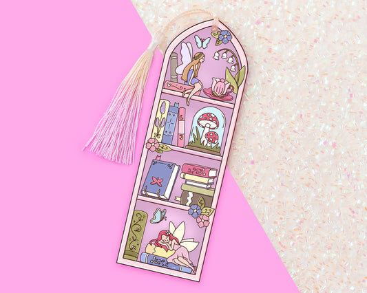 Pink Fairy Arch Acrylic Bookmark