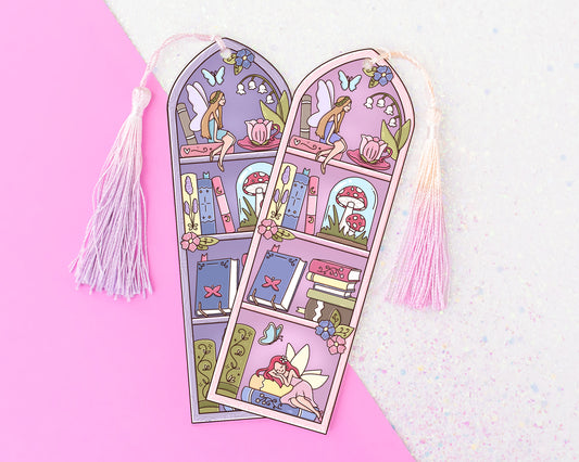 Purple Fairy Arch Acrylic Bookmark