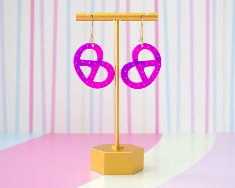 Pretzel Earrings