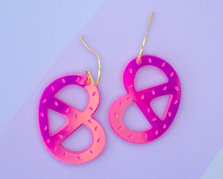 Pretzel Earrings