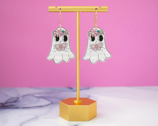 Groovy Ghost Earrings