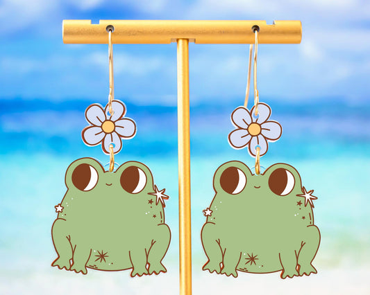 Cute Frog Earrings