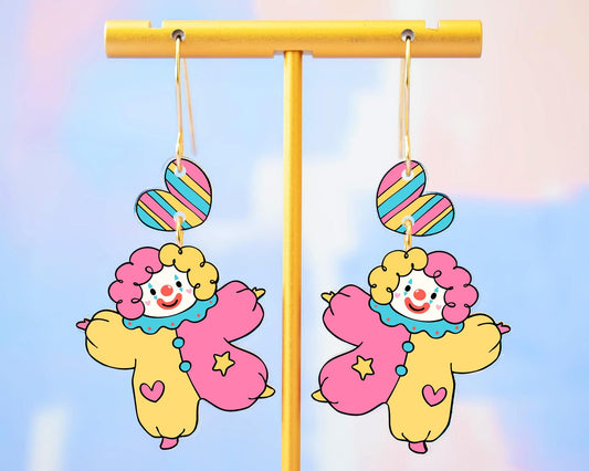 Clown Earrings