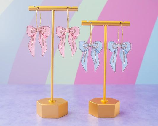 Pearl Bow Earrings