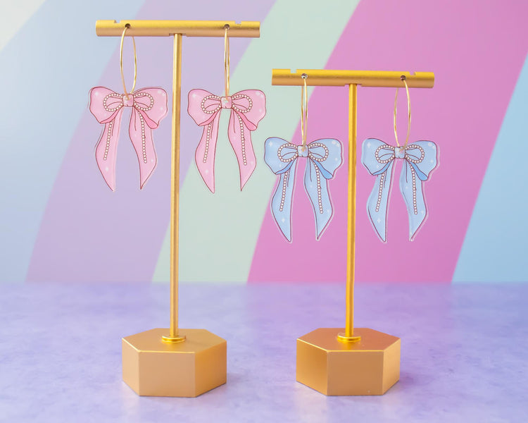 Pearl Bow Earrings