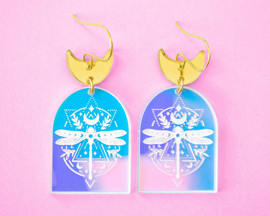 Celestial Dragonfly Earrings