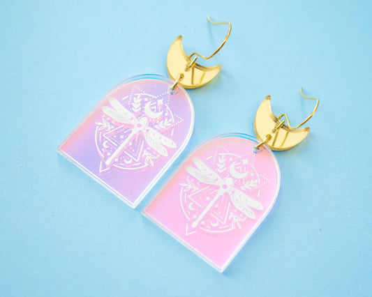 Celestial Dragonfly Earrings