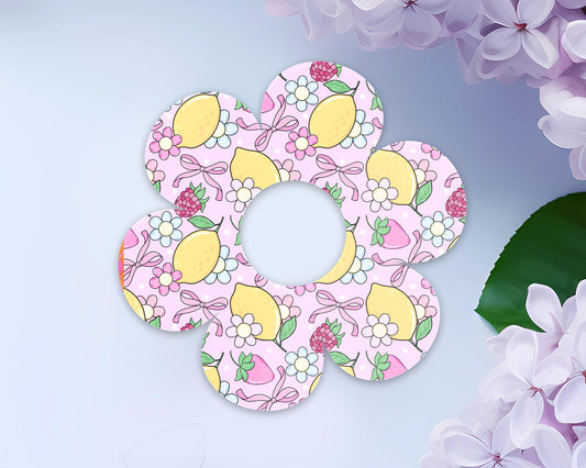 Lemon Flower Acrylic Coaster