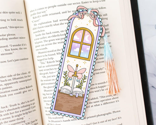 Fantasy Sword Acrylic Bookmark\