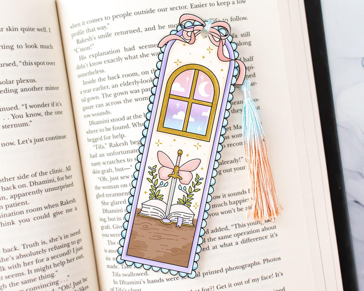 Fantasy Sword Acrylic Bookmark\