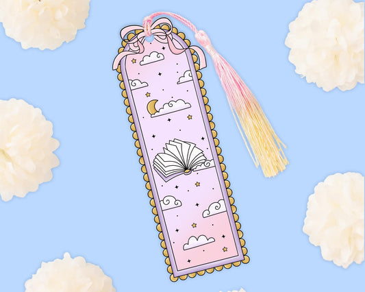 Pastel Bow Acrylic Bookmark