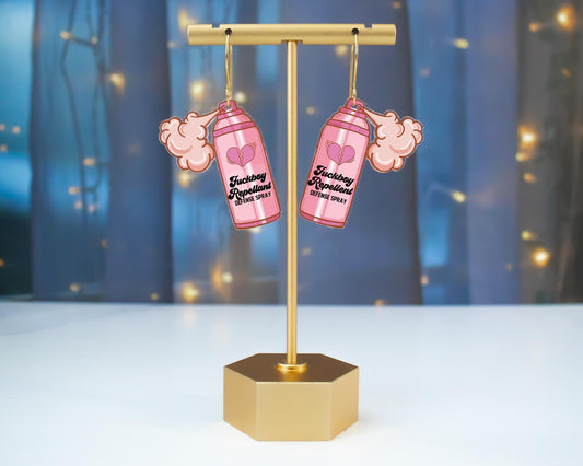 F Boy Repellent Funny Earrings