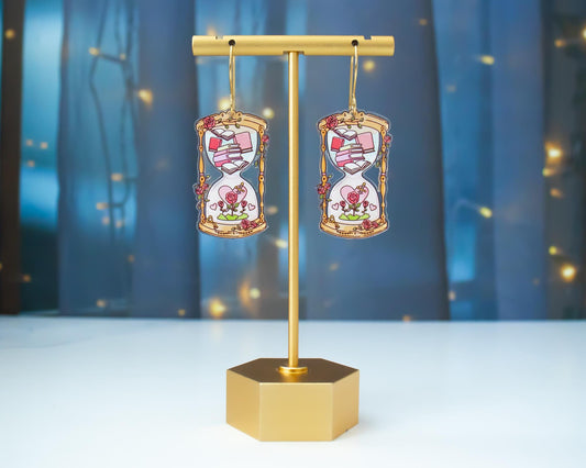 Romance Bookish Hourglass Earrings