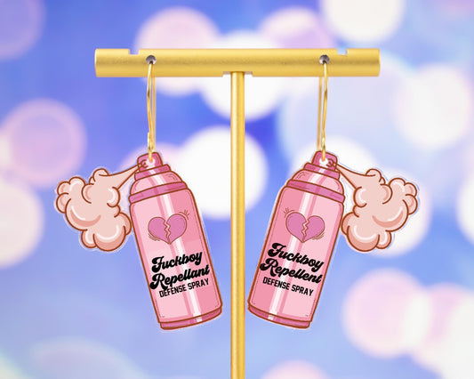 F Boy Repellent Funny Earrings