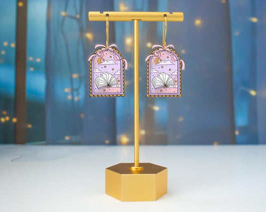 Scallop Bow Book Earrings