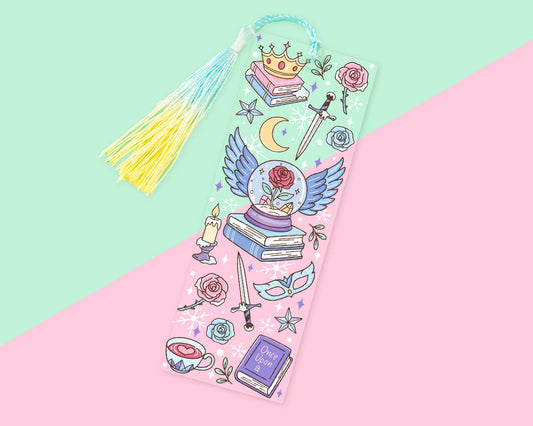 Romantasy Acrylic Bookmark
