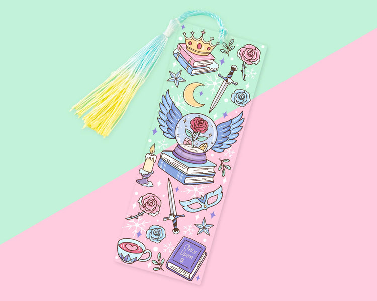 Romantasy Acrylic Bookmark