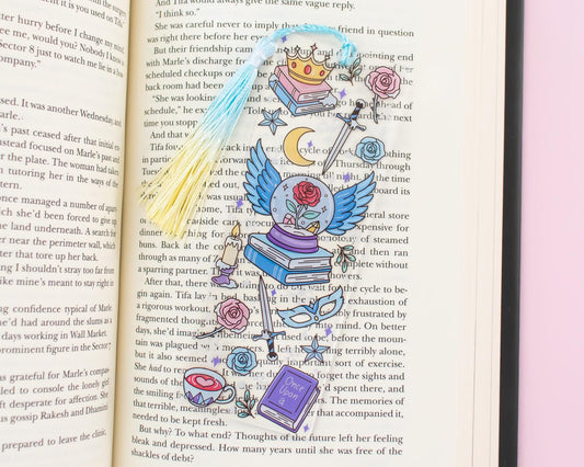 Romantasy Acrylic Bookmark