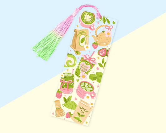 Matcha Lover Acrylic Bookmark