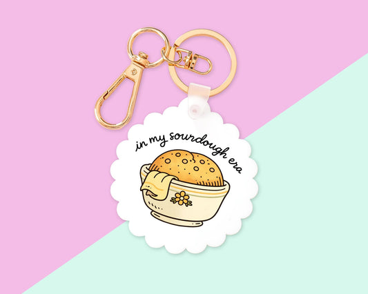 Sourdough Key Chain With Clip