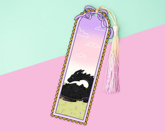 Fantasy Dragon Acrylic Bookmark